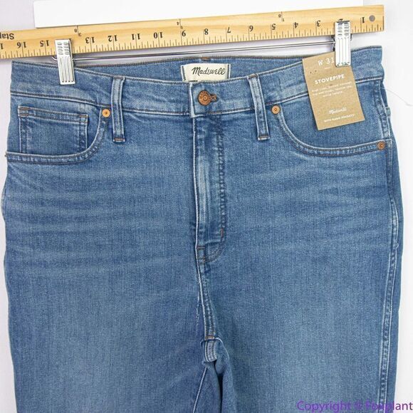 NEW Madewell Tall Stovepipe Jean Calliston Wash, 31 - Picture 9 of 16